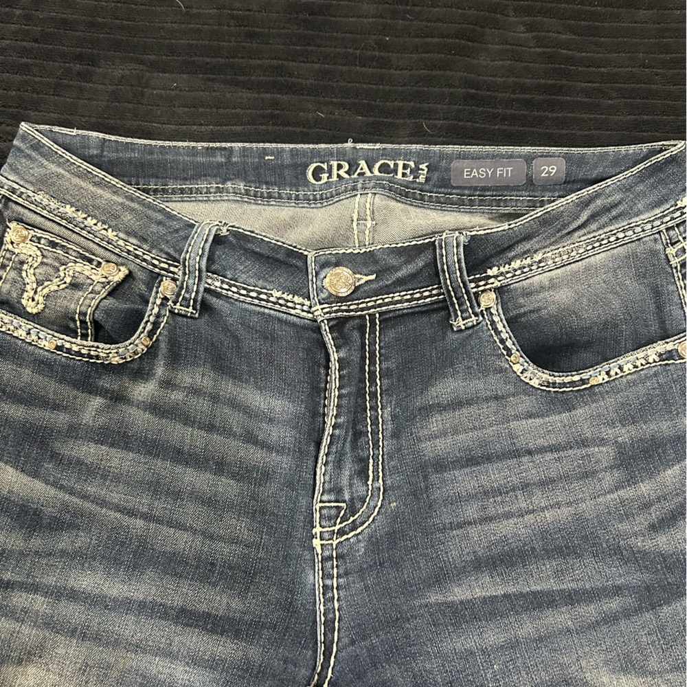 Grace Women's Denim Easy Fit Jeans